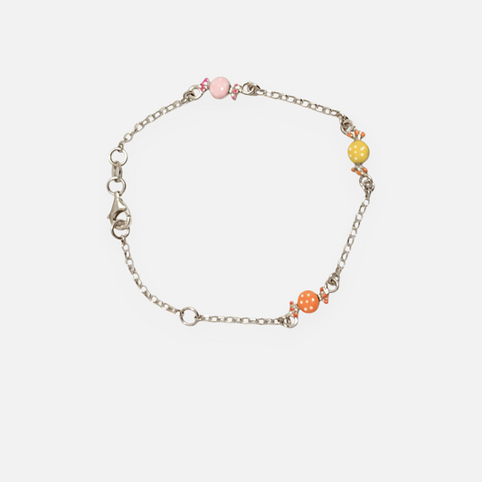 Sweet Shine – Bracelet enfant argent 925 émail coloré