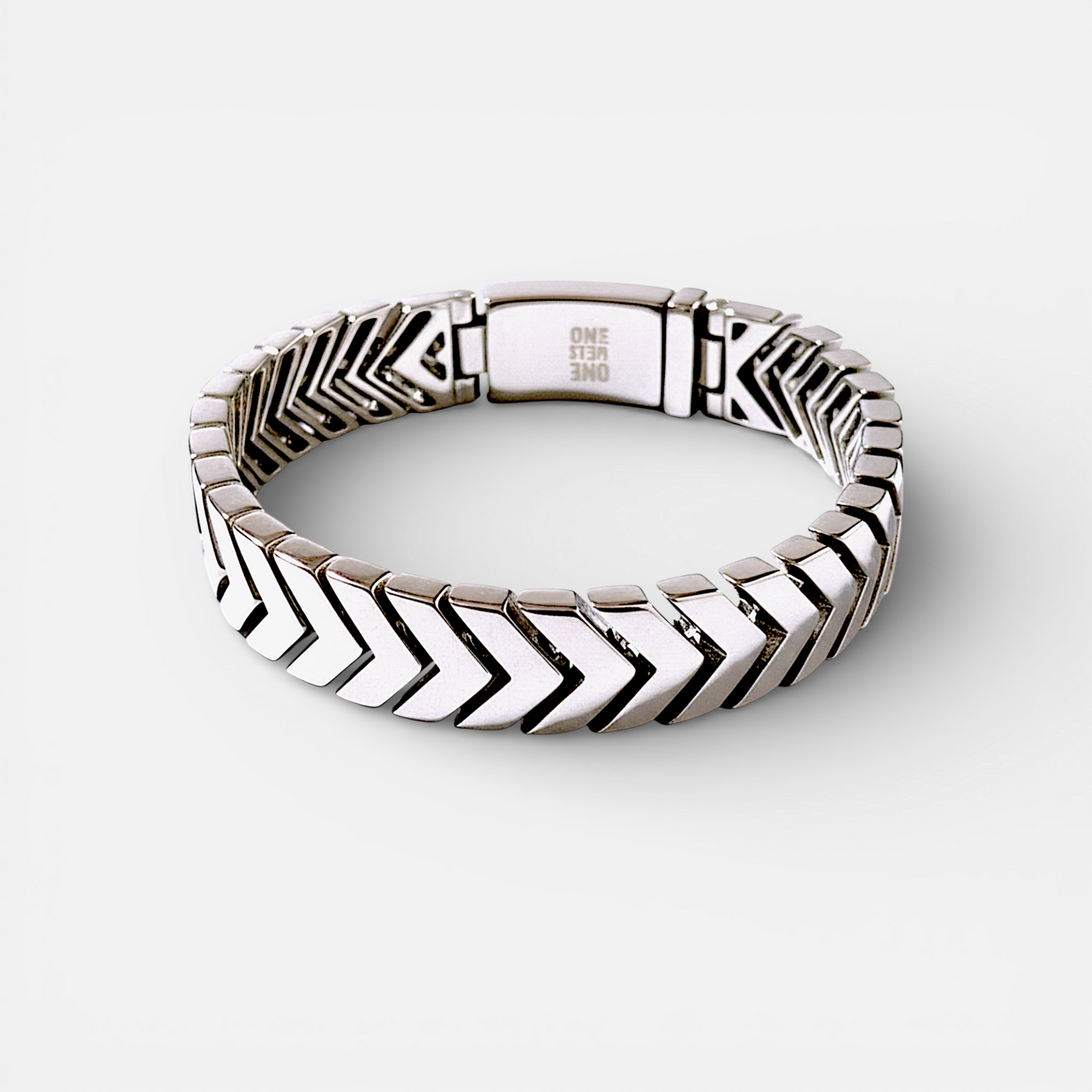 Atlas Chain – Bracelet acier maille queue de renard