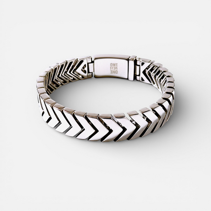 Atlas Chain – Bracelet acier maille queue de renard