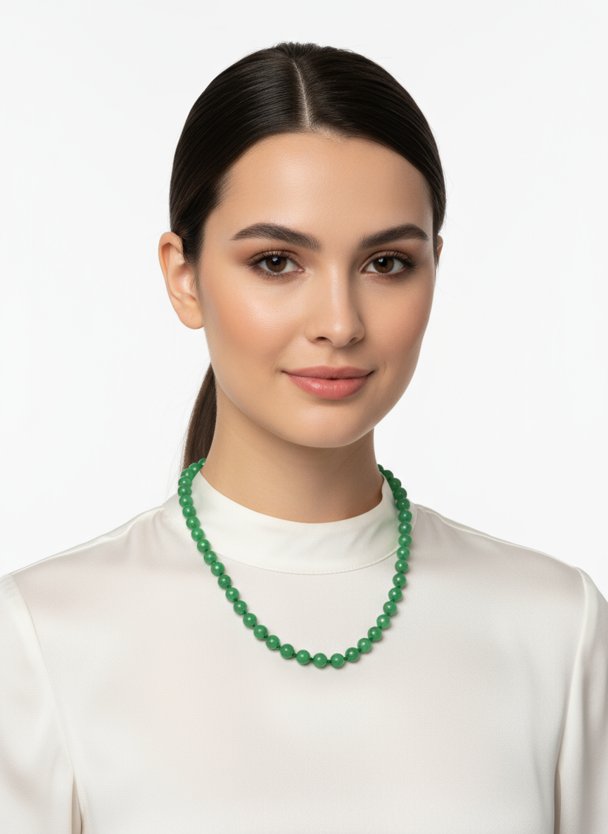 Collier en pierre naturelle aventurine