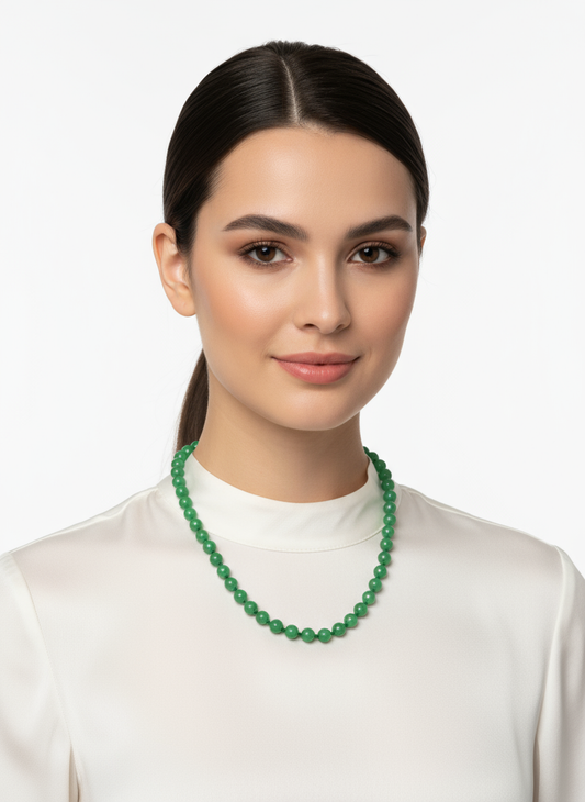 Collier en pierre naturelle aventurine
